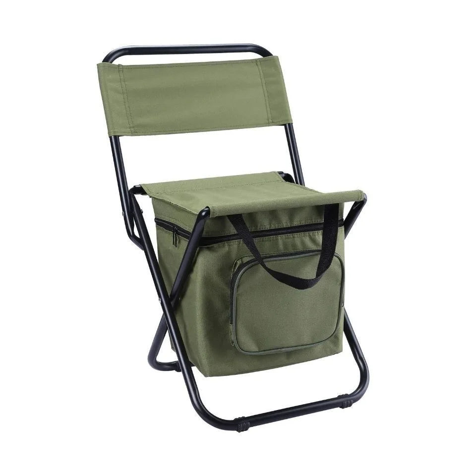π 3-in-1 Outdoor Folding Chair β Camo Portable Camping & Fishing Seat with Cooler