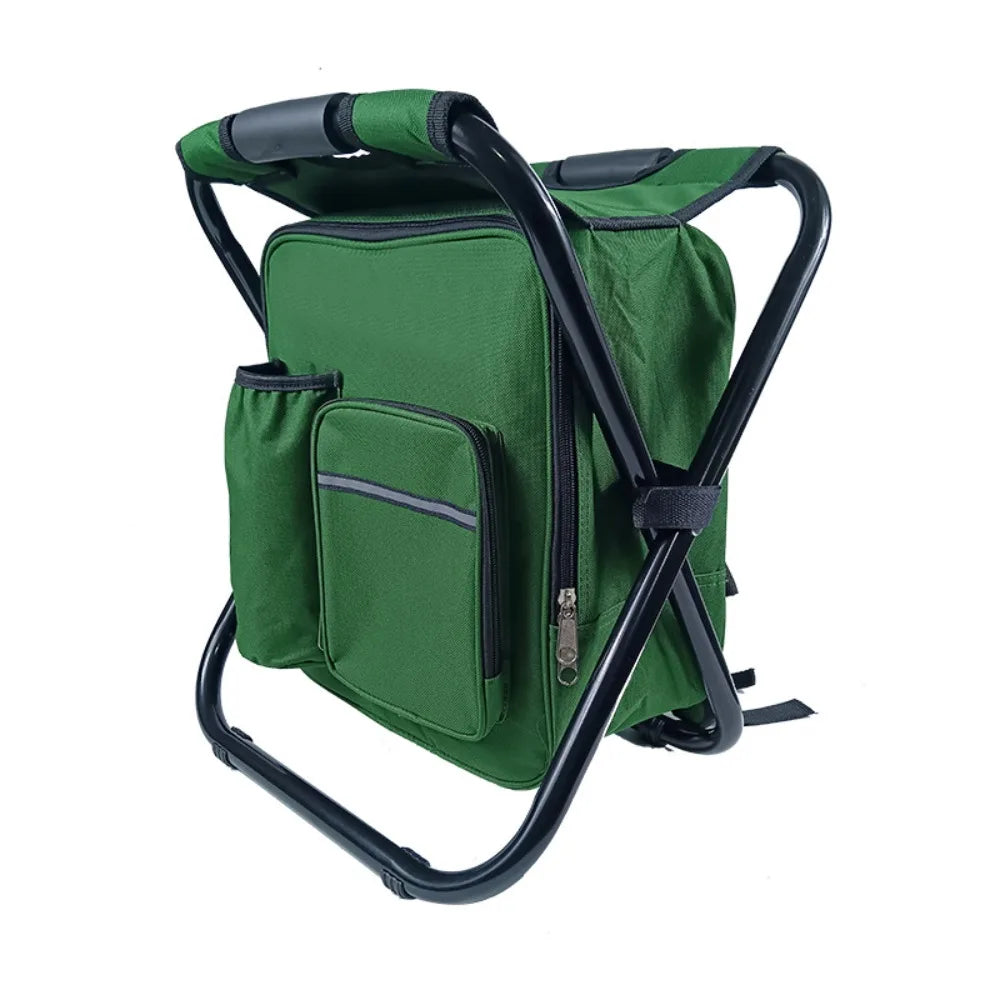 πͺ Camping Folding Chair with Cooler Bag β Portable & Heavy-Duty