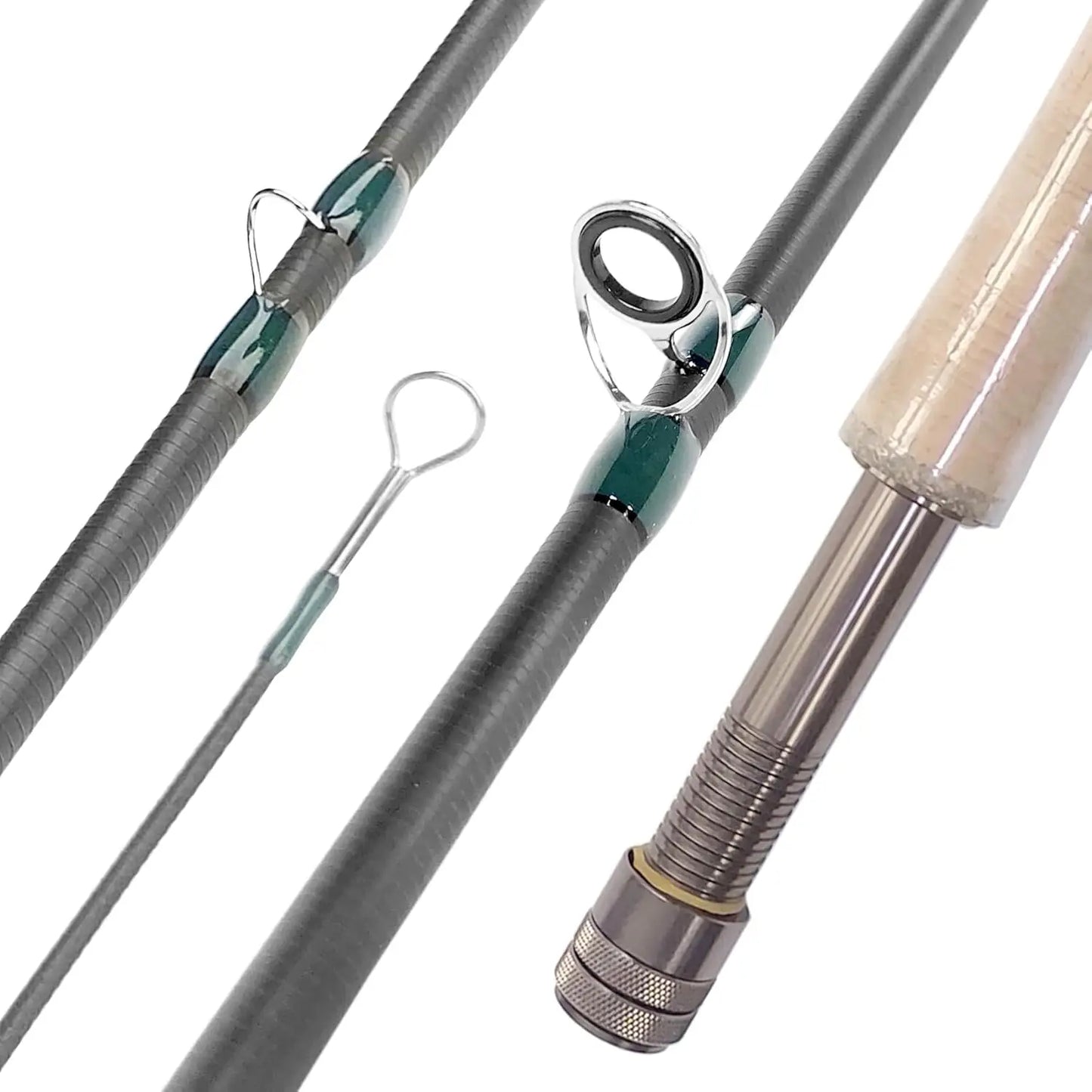 🪶 Aventik Troutflow Fly Fishing Rod – 4-Piece Carbon Fiber Travel Rod with Tube