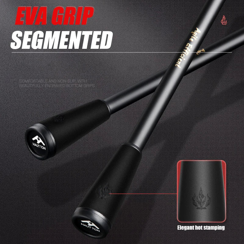 🎣 Ultralight Carbon Fiber Spinning Rod – 2-Section with Fuji Ring